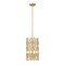 Z-Lite Dealey Pendant, 3-Light, 9.25 In.W x 17.25 In.H, Heirloom Brass/Heirloom Brass 822P9-HB - alternate 1